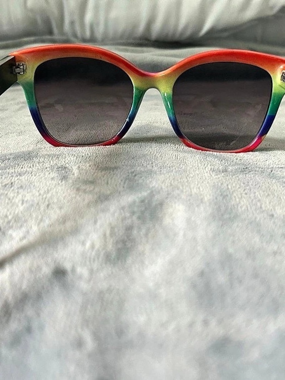 Betsey Johnson Rainbow Block Sunglasses
